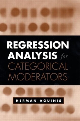 Cover of Regression Analysis for Categorical Moderators