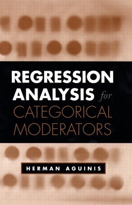 Cover of Regression Analysis for Categorical Moderators