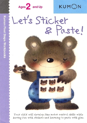 Book cover for Kumon Let's Sticker and Paste