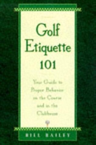 Cover of Golf Etiquette 101