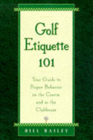 Cover of Golf Etiquette 101