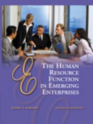 Book cover for The Human Resource Function in Emerging Enterprises