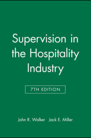 Cover of Study Guide to accompany Supervision in the Hospitality Industry, 7e