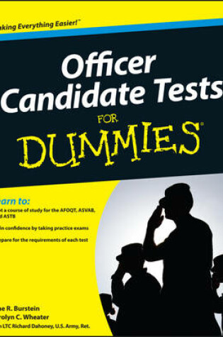 Cover of Officer Candidate Tests For Dummies