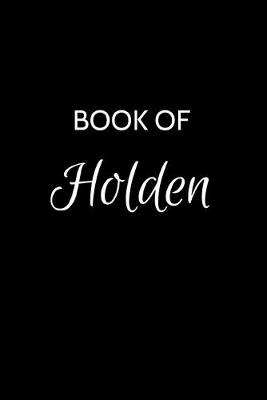 Book cover for Book of Holden