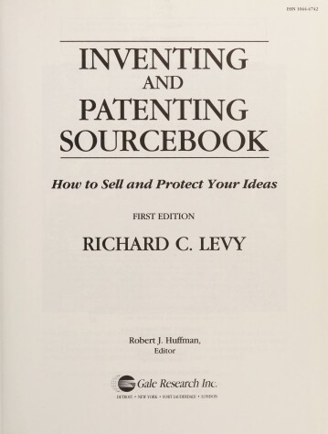 Book cover for Inventing and Patenting Source Book