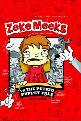 Book cover for Zeke Meeks vs the Putrid Puppet Pals