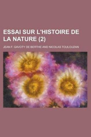 Cover of Essai Sur L'Histoire de La Nature (2)