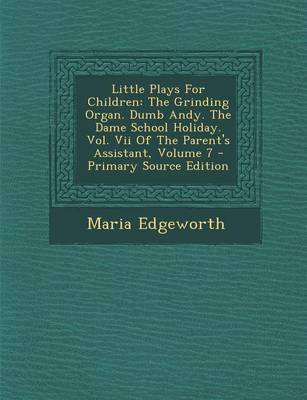 Book cover for Little Plays for Children