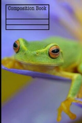 Cover of Frog Composition Notebook - Wide Ruled