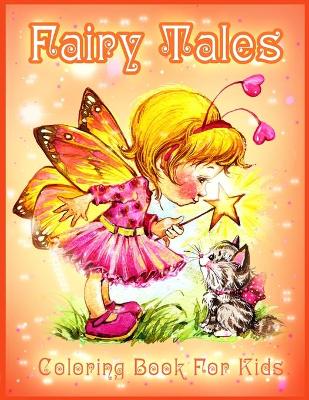 Book cover for Fairy Tales Coloring Book for Kids