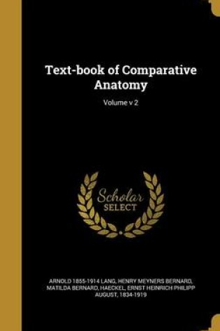 Cover of Text-Book of Comparative Anatomy; Volume V 2