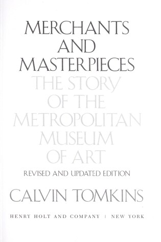 Cover of Merchants and Masterpieces