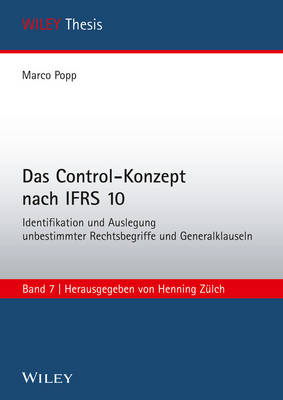 Cover of Das Control-Konzept Nach IFRS 10