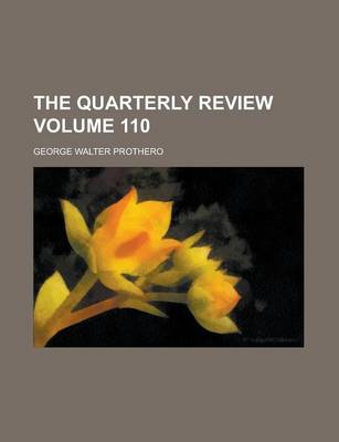 Book cover for The Quarterly Review Volume 110