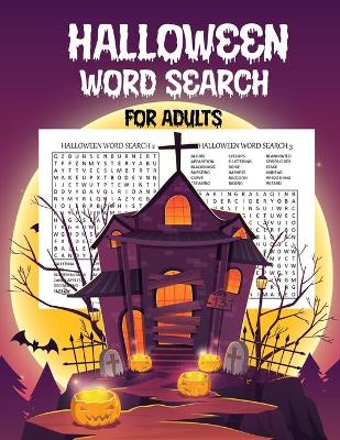 Book cover for Halloween Word Search For Adults