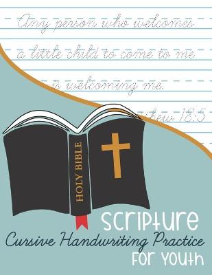 Book cover for Bible Scripture Cursive Handwriting Practice