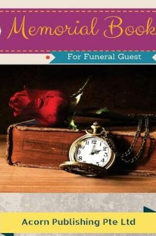 Cover of Memorial Book for Funeral Guest