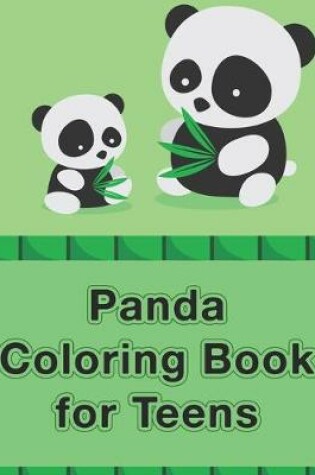 Cover of Panda Coloring Book for Teens
