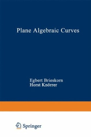 Cover of Plane Algebraic Curves