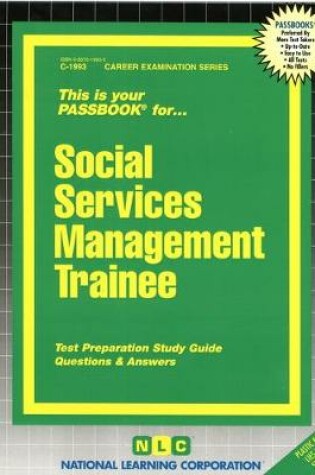 Cover of Social Services Management Trainee