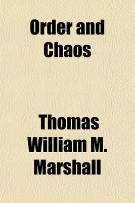 Book cover for Order and Chaos