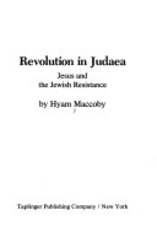 Cover of Revolution in Judaea