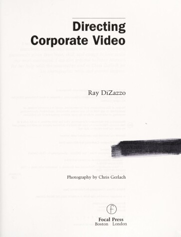 Book cover for Directing Corporate Video
