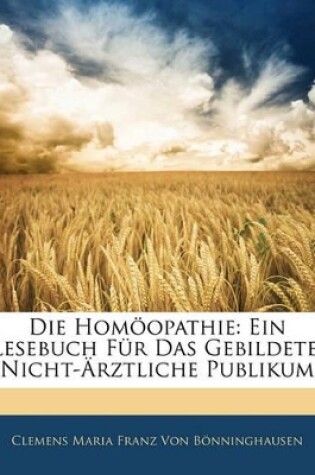 Cover of Die Homoopathie