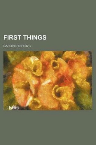 Cover of First Things