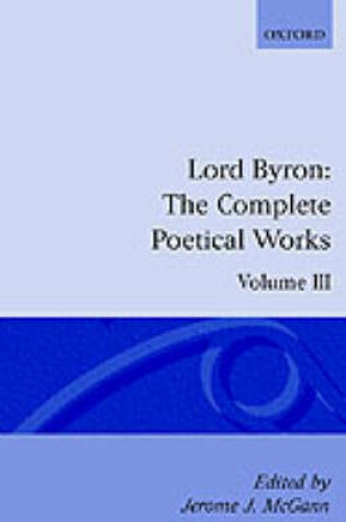 Cover of The Complete Poetical Works: Volume 3