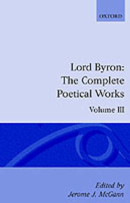 Cover of The Complete Poetical Works: Volume 3