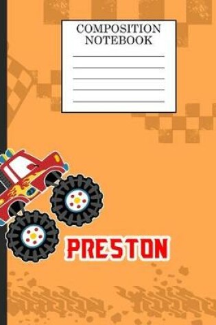 Cover of Compostion Notebook Preston