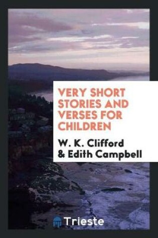 Cover of Very Short Stories and Verses for Children