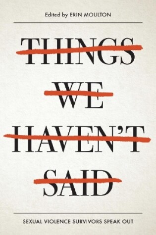 Cover of Things We Haven't Said