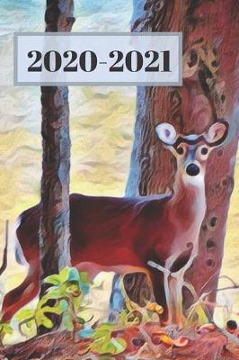 Cover of Pretty Deer in the Woods Cute Dated Calendar Planner 2 years To-Do Lists, Tasks, Notes Appointments for Men & Women