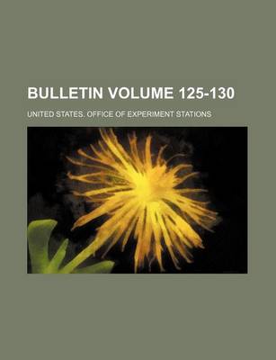 Book cover for Bulletin Volume 125-130