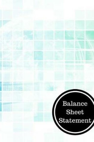 Cover of Balance Sheet Statement