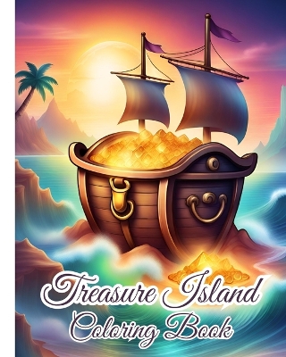 Book cover for Treasure Island Coloring Book