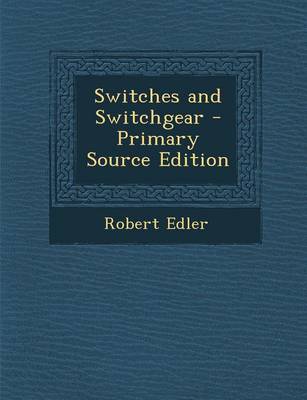 Book cover for Switches and Switchgear