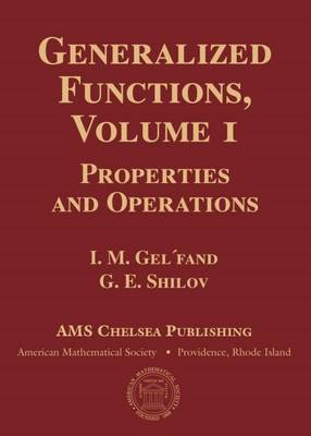 Book cover for Generalized Functions, Volume 1