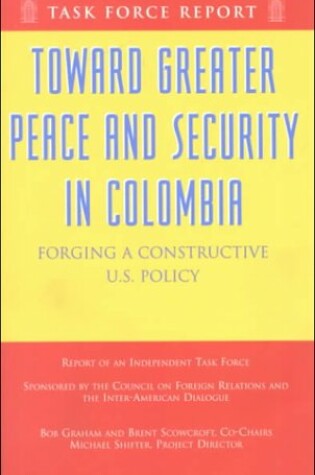 Cover of Us Policy toward Colombia