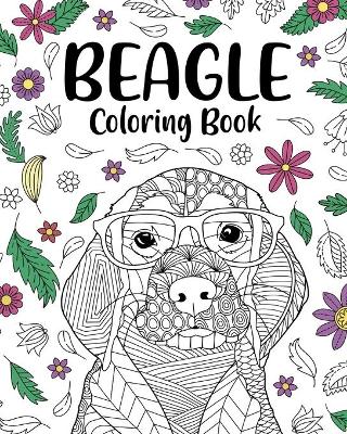 Book cover for Beagle Coloring Book