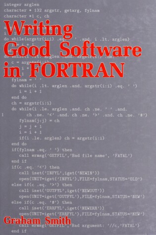 Cover of Writing Good Software in Fortran