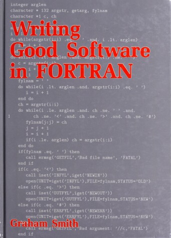 Book cover for Writing Good Software in Fortran