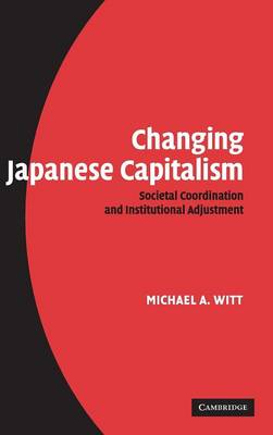 Book cover for Changing Japanese Capitalism