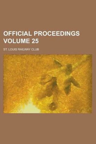 Cover of Official Proceedings Volume 25