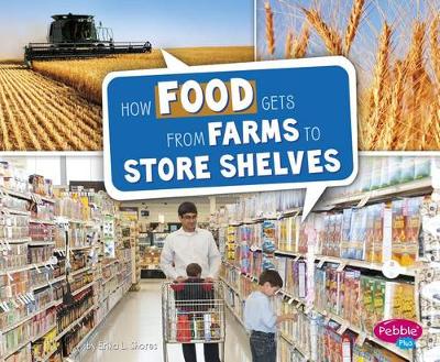 Cover of How Food Gets from Farms to Store Shelves (Here to There)