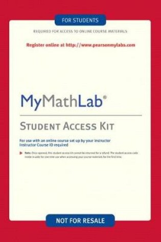 Cover of MyLab Math -- Custom Valuepack Access Card