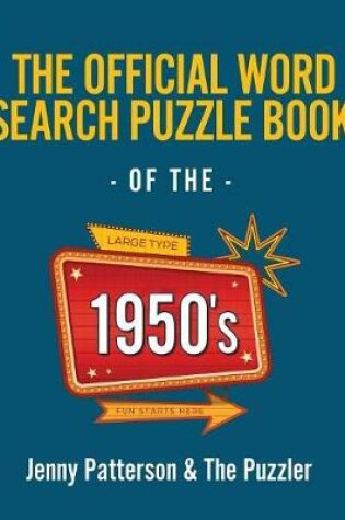 Cover of The Official Word Search Puzzle Book of the 1950's